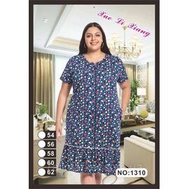 Фотография Халат женский домашний размер 54-62 "FLOWER" недорого от прямого поставщика