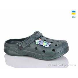 Фотография Кроксы детские летние Лето C100 хакі (6 пар р.24-33) "Inblue" недорого оптом от прямого поставщика