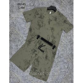 Фотография Спортивный костюм мужской с шортами р-ры L-4XL (3цв) "PROSTOMEN" недорого от прямого поставщика