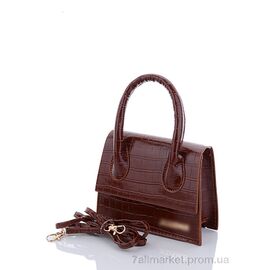Жіноча сумка 2058-5 brown 15*14*8 см, "David Polo" недорого оптом від прямого постачальника