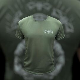 Футболка чоловіча 821 khaki р.M-3XL "Madoka" недорого оптом від прямого постачальника