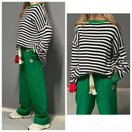 Костюм спортивний жіночий теплий 864 green р.42-52 "FEMZONE" недорого оптом від прямого постачальника