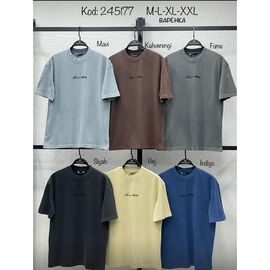 Фотография Футболка мужская 245177 yellow р.M-2XL "Vip Stendo" недорого оптом от прямого поставщика