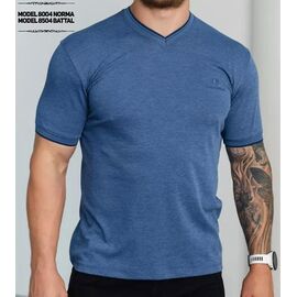 Футболка чоловіча 8004 blue р.M-2XL "Vip Stendo" недорого оптом від прямого постачальника