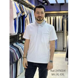 Фотография Футболка мужская 243004 white р.M-2XL "Vip Stendo" недорого оптом от прямого поставщика