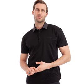 Фотография Футболка мужская 243004 black р.M-2XL "Vip Stendo" недорого оптом от прямого поставщика