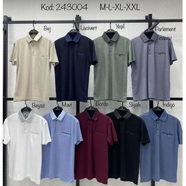 Фотография Футболка мужская 243004 beige р.M-2XL "Vip Stendo" недорого оптом от прямого поставщика