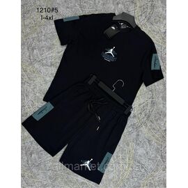 Фотография Спортивный костюм мужской с шортами р-ры L-4XL (2цв) "PROSTOMEN" недорого от прямого поставщика