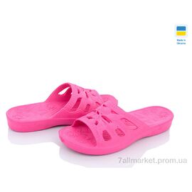 Шльопанці жіночі полегшені Літо Крок С60 Укр рожевий (6 пар р.36-41) "Vladimir" недорого оптом від прямого постачальника