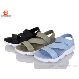 Фотография Босоножки женские летние Лето 3327-1 mix (12 пар р.36-41) "SCARRHETT" недорого оптом от прямого поставщика