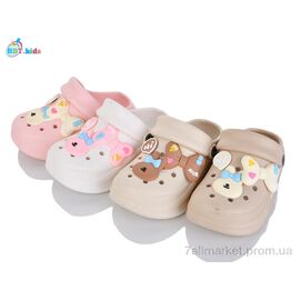 Фотография Кроксы детские летние Лето A9125-2 mix (24 пар р.24-29) "BBT" недорого оптом от прямого поставщика