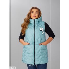 Жилетка жіноча БАТАЛ р.50-52;54-56;58-60;62-64;66-68 (5кол.) "LETTI" купити недорого від прямого постачальника