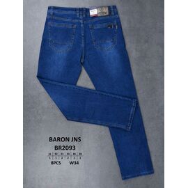 Фотография Джинсы мужские BR2093 blue р.31-38 "God Baron" недорого оптом от прямого поставщика