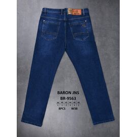 Фотография Джинсы мужские BR-9563 blue р.38-48 "God Baron" недорого оптом от прямого поставщика