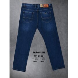 Фотография Джинсы мужские BR-9561 blue р.40-50 "God Baron" недорого оптом от прямого поставщика