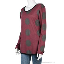 Фотография Кофта женская Весна/осень B090-2 bordo (10708) (5 шт. р.сетка XL) "Obuvok" недорого оптом от прямого поставщика