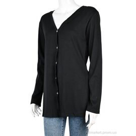 Фотография Кофта женская Весна/осень B027-2 black (10682) (6 шт. р.сетка XL-2XL) "Obuvok" недорого оптом от прямого поставщика