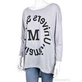 Батник жіночий Весна/осінь B095-1 grey (10735) (5 шт. р.сіткаOne size) "Obuvok" недорого оптом від прямого постачальника