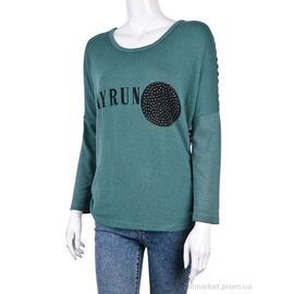 Батник жіночий Весна/осінь B0101-3 green (10803) (5 шт. р.сіткаOne size) "Obuvok" недорого оптом від прямого постачальника