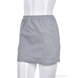 Фотография Женская юбка оптом Весна/осень B025-1 grey (10748) (4 шт. р.сетка XL-2XL) "Obuvok" недорого оптом от прямого поставщика
