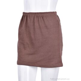 Фотография Женская юбка оптом Весна/осень B025-2 brown (10655) (6 шт. р.сетка L-XL) "Obuvok" недорого оптом от прямого поставщика