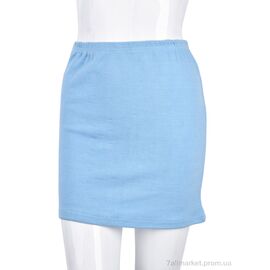 Фотография Женская юбка оптом Весна/осень B025-11 l.blue (10676) (4 шт. р.сетка 2XL) "Obuvok" недорого оптом от прямого поставщика