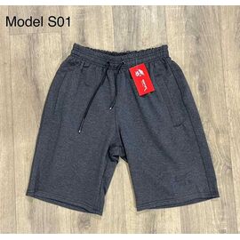 Шорти чоловічі S01 d.grey р.46-54 "Long Sport" недорого оптом від прямого постачальника