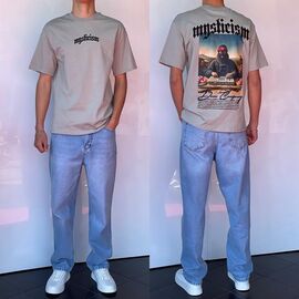 Фотография Футболка мужская 2245 grey р.S-XL "i8denim" недорого оптом от прямого поставщика