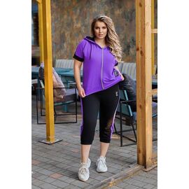 Фотография Костюм женский 1311 lilac р.50-64 "Seven Zikina" недорого оптом от прямого поставщика