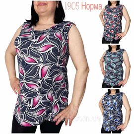 Майка жіноча стильна р-ри L-4XL (мікс кв) "NICOLAS" недорого від прямого постачальника