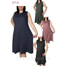 Плаття домашнє жіноче напівбатал розміри L-4XL (МІКС) "NICOLAS" недорого від прямого постачальника