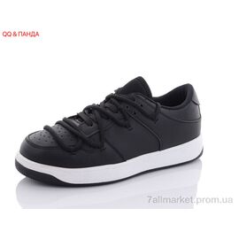 Фотография Кроссовки женские модные Весна/осень BK75 black (8 пар р.36-41) "QQ&Панда" недорого оптом от прямого поставщика