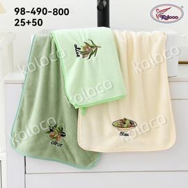 Фотография Полотенце 98-490-800 р.25*50 "Koloco" недорого оптом от прямого поставщика