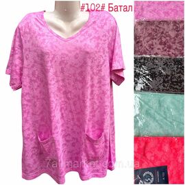 Туніка жіноча літня/батал розміри 5XL-8XL (мікс кв) "NICOLAS" недорого від прямого постачальника