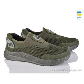 Фотография Кроссовки мужские модные Весна/осень 2501 хакі (6 пар р.41-45) "Paolla" недорого оптом от прямого поставщика