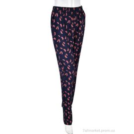 Фотография Женские брюки Лето 1716-2 (10884) navy (10 шт. р.сетка M-4XL) "Obuvok" недорого оптом от прямого поставщика