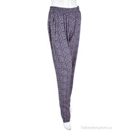 Фотография Женские брюки Лето 1716-3 (10884) navy (10 шт. р.сетка M-4XL) "Obuvok" недорого оптом от прямого поставщика