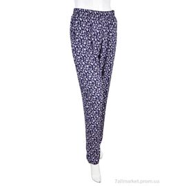 Фотография Женские брюки Лето 1716-5 (10884) navy (10 шт. р.сетка M-4XL) "Obuvok" недорого оптом от прямого поставщика