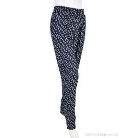 Жіночі брюки Літо 1716-10 (10884) navy (10 шт. р.сіткаM-4XL) "Obuvok" недорого оптом від прямого постачальника