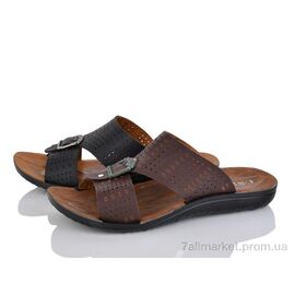 Фотография Шлепки мужские пляжные Лето A001-4 mix (24 пар р.40-44) "DeMur" недорого оптом от прямого поставщика