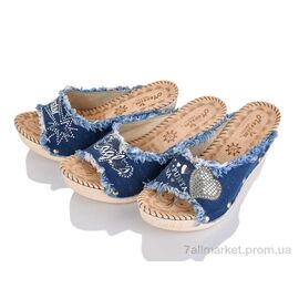 Фотография Шлепки женские облегченные Лето A001-6 mix (18 пар р.36-40) "DeMur" недорого оптом от прямого поставщика