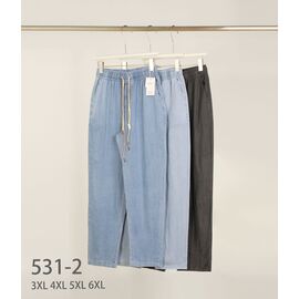 Джинси жіночі 531-2 mix р.3XL-6XL "Hoan" недорого оптом від прямого постачальника