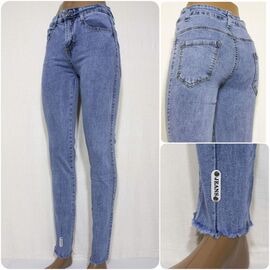 Фотография Джинсы женские HN376 blue р.28-33 "Hoan" недорого оптом от прямого поставщика