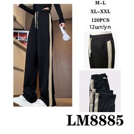 Штани спортивні жіночі LM8885 black р.M-3XL "Hoan" недорого оптом від прямого постачальника