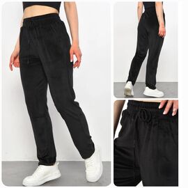 Штани спортивні жіночі 962713 black р.46-58 "Hoan" недорого оптом від прямого постачальника