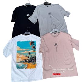 Футболка чоловіча MT3 white р.S-2XL "ADRIANO" недорого оптом від прямого постачальника