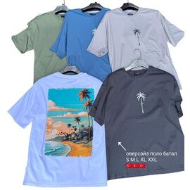 Футболка чоловіча MT8 l.blue р.S-2XL "ADRIANO" недорого оптом від прямого постачальника