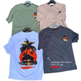 Футболка чоловіча MT13 d.grey р.S-2XL "ADRIANO" недорого оптом від прямого постачальника