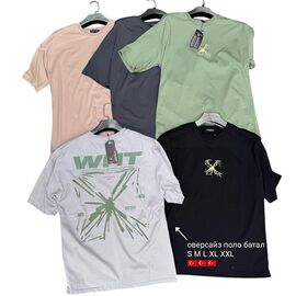 Футболка чоловіча MT25 d.grey р.S-2XL "ADRIANO" недорого оптом від прямого постачальника