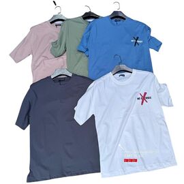 Фотография Футболка мужская MT52 white р.S-2XL "ADRIANO" недорого оптом от прямого поставщика